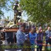 Procesion y bendicion de los campos durante las Fiestas de San Isidro Labrador 2018 en Llanos del Caudillo